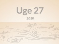 Uge 27